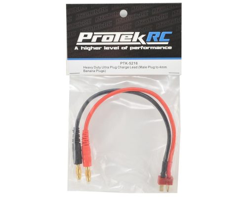 ProTek RC Heavy Duty T-Style Ultra Plug Charge Lead (Male to 4mm Banana) Deans