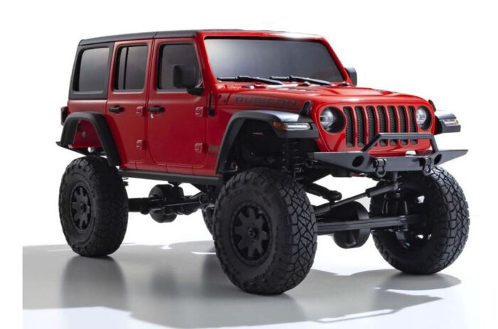 Kyosho Mini-Z 4x4 1/24 Jeep Wrangler Unlimited Rubicon Rojo